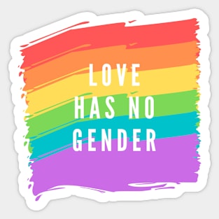 Love has no Gender Sticker